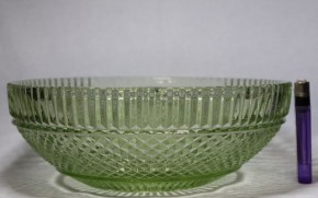 ウランガラスの鉢　　　１９世紀　　　本物保証　　　