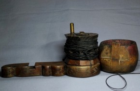 木彫墨壺（13）　　　中国清朝時代　　　